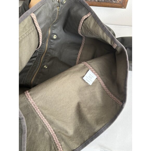 J. Crew Field Jacket Dark Olive Green Small Preppy Army Outdoor - Picture 9 of 11